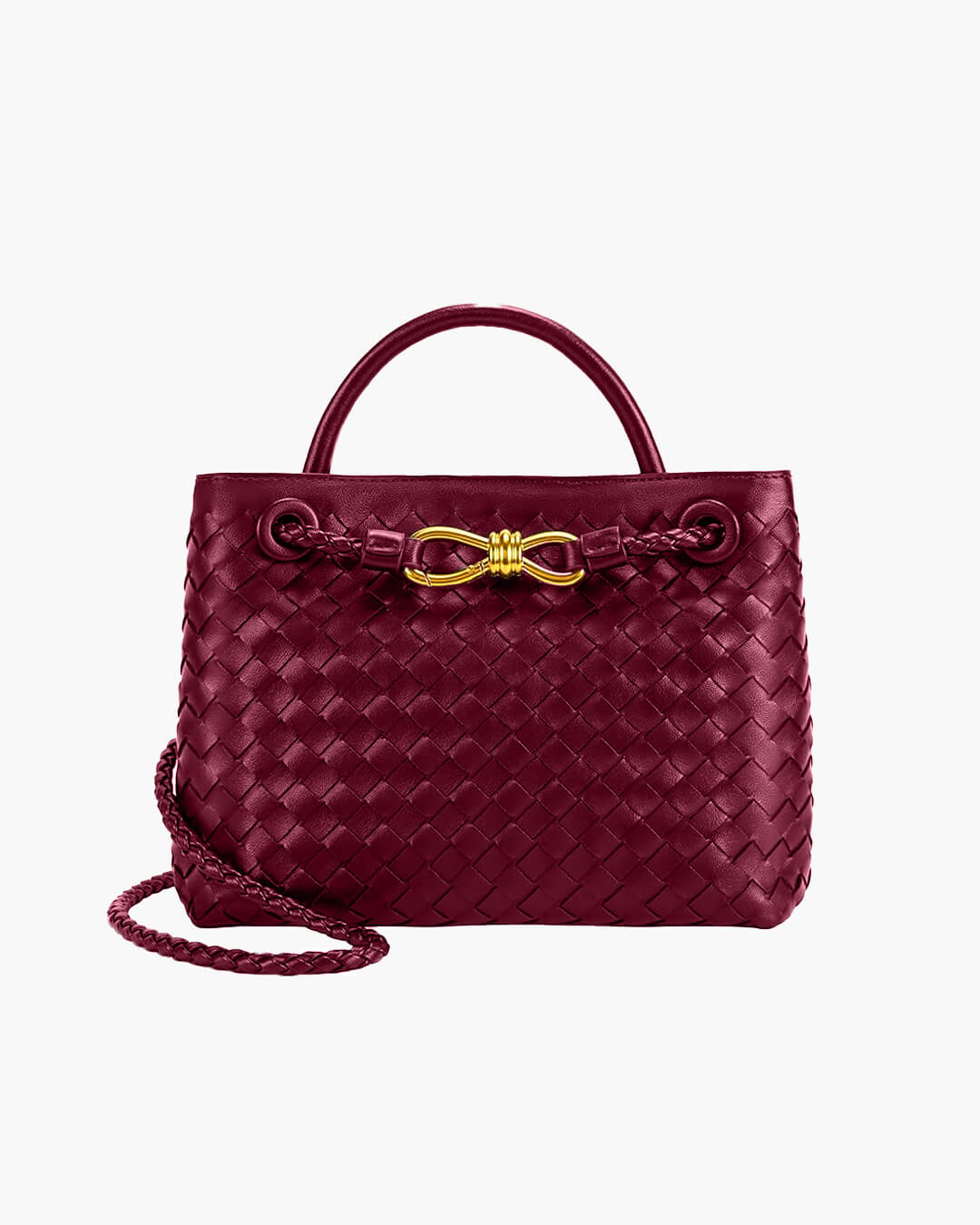 Woven Bag burgundy image 1 