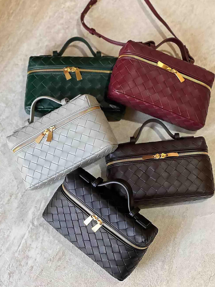 Classic Woven Bag wine red image 2 
