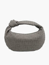 Medium Suede Woven Bag