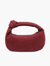 Medium Suede Woven Bag