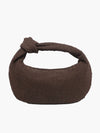 Medium Suede Woven Bag