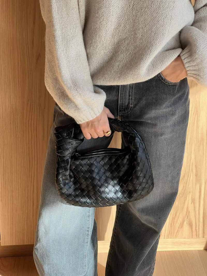 Mini Woven Bag black image 7 