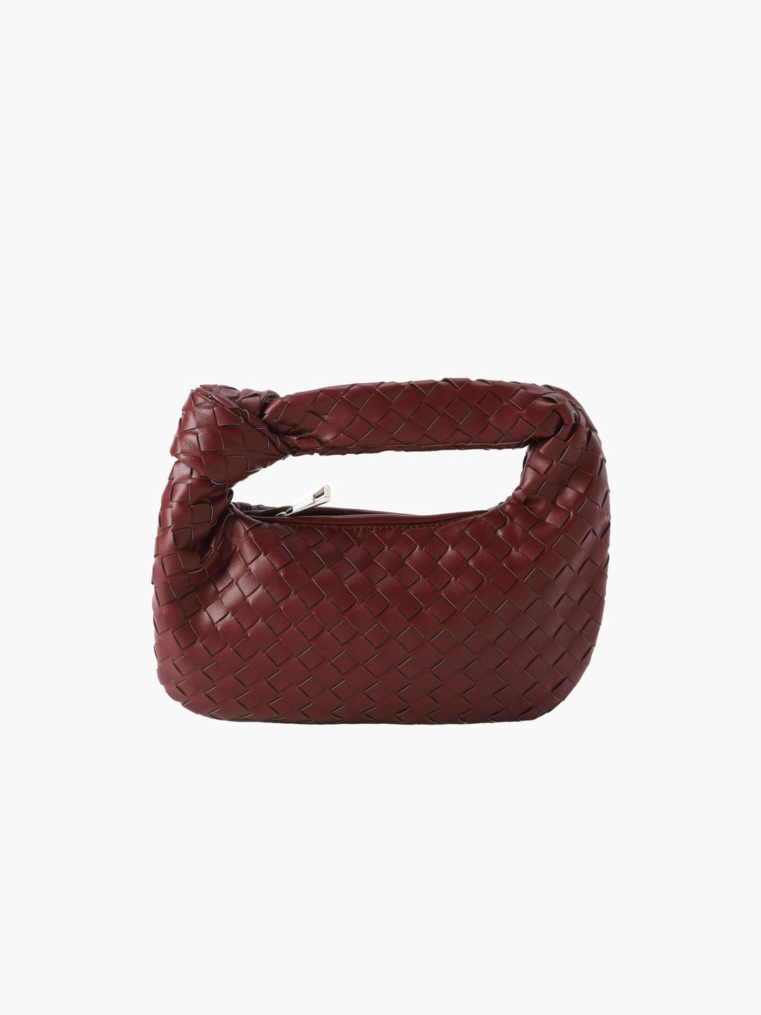 Mini Woven Bag burgundy image 1 