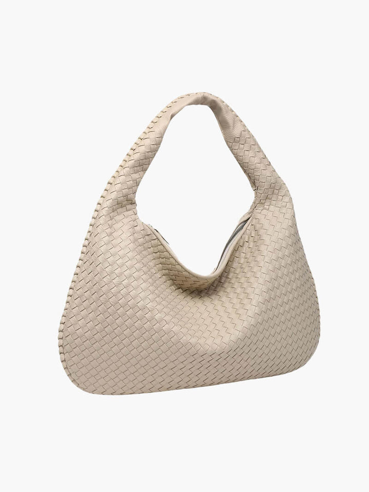 Oversized Woven Bag beige image 1 