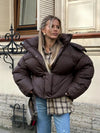 Short Hooded Puffer Jacket