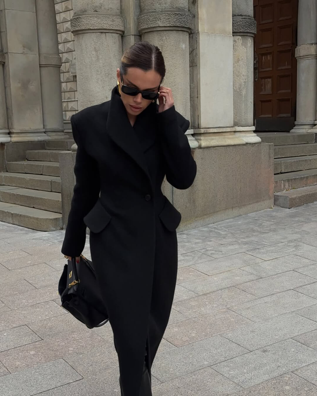 Tailored Maxi Coat black image 5 