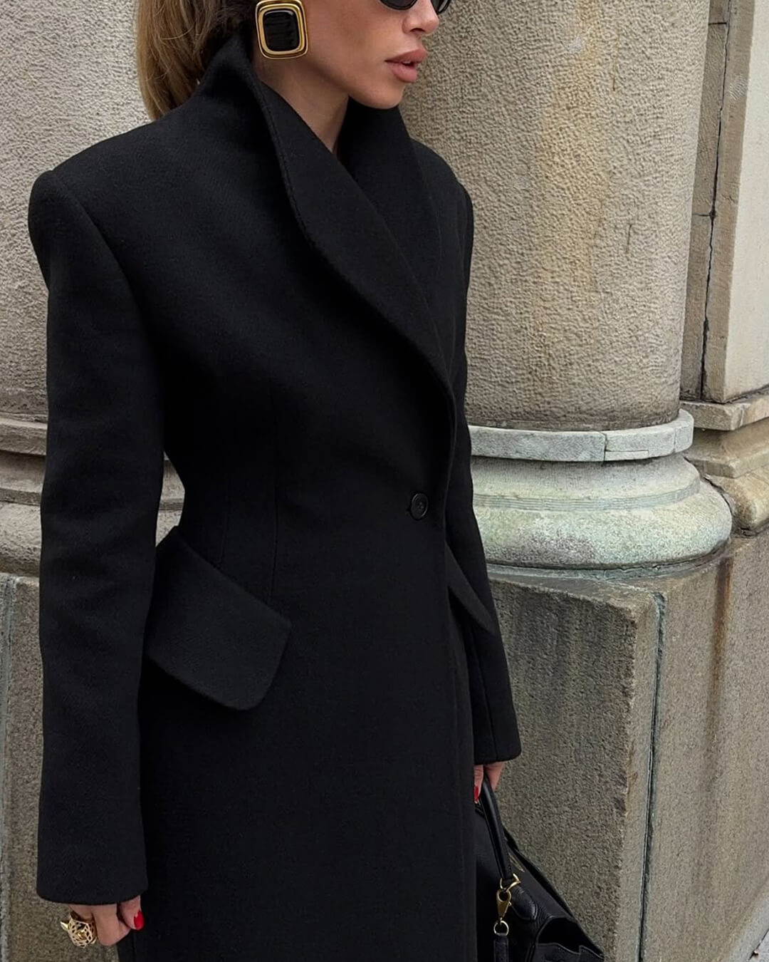 Tailored Maxi Coat black image 6 