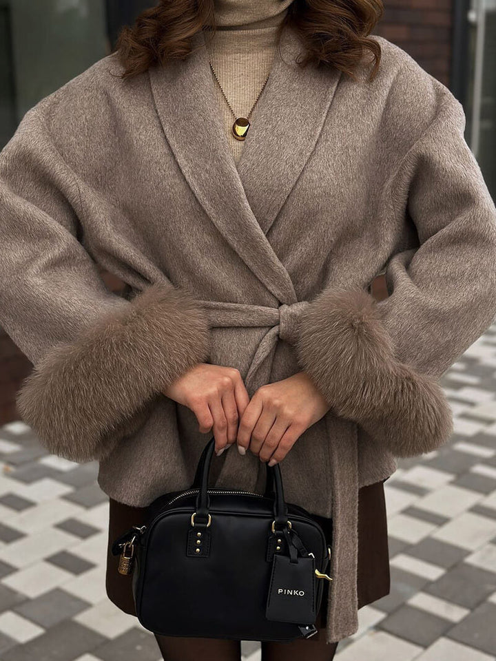 Montreal Faux Fur Coat gray image 12 