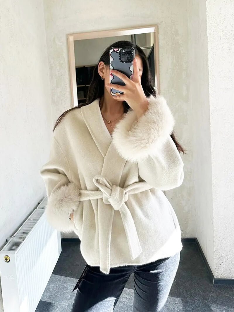 Montreal Faux Fur Coat gray image 9 