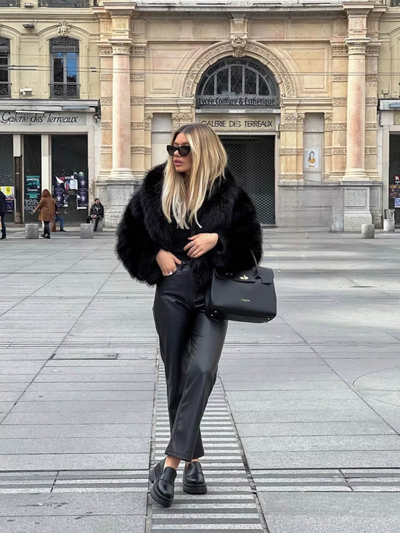 Whistler Faux Fur Coat black image 6 
