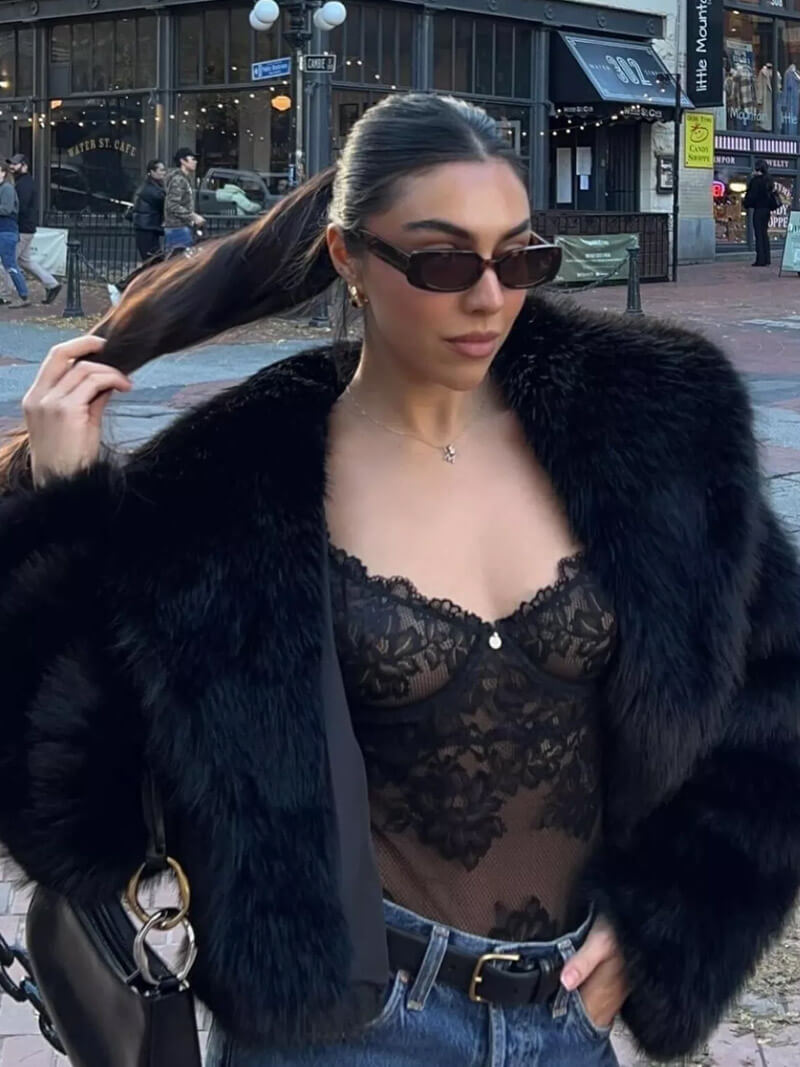 Whistler Faux Fur Coat black image 5 