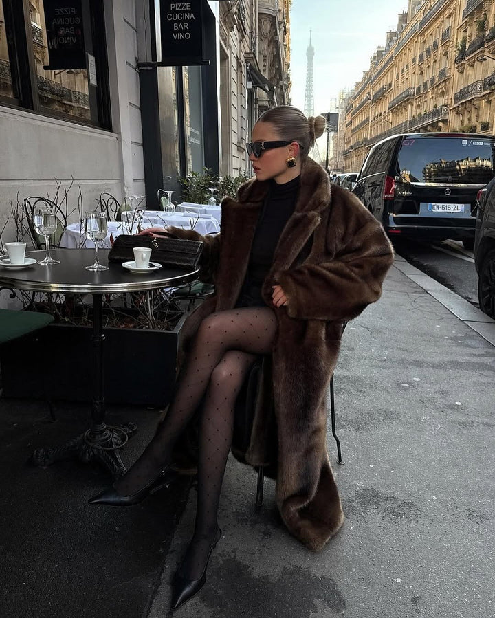 Faux Fur Maxi Coat