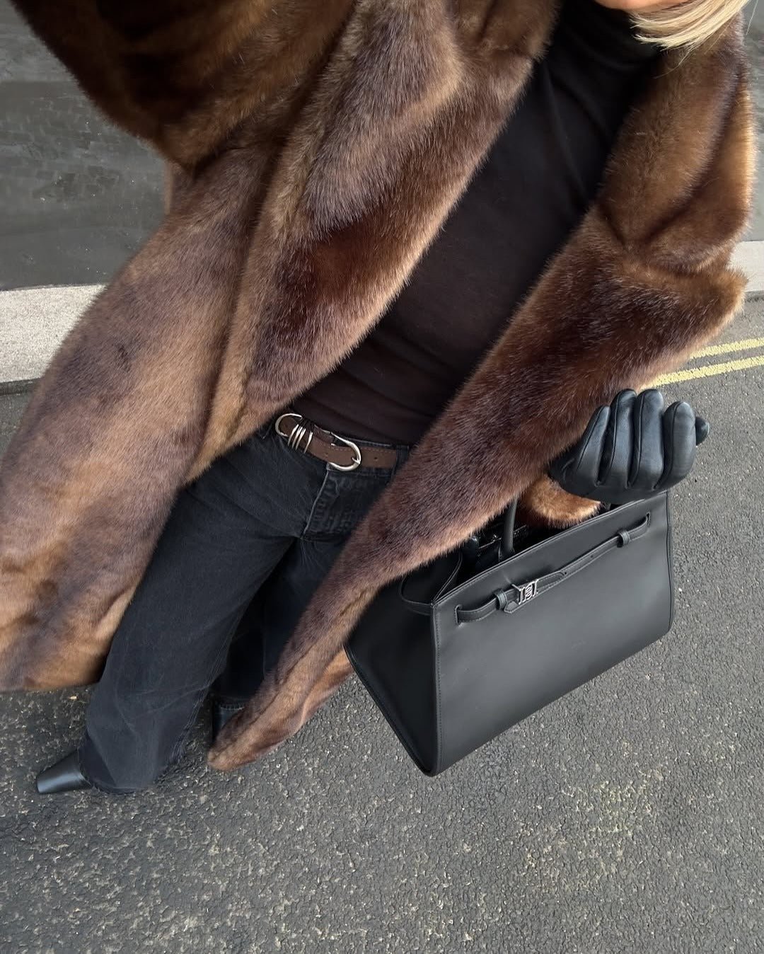 Faux Fur Maxi Coat