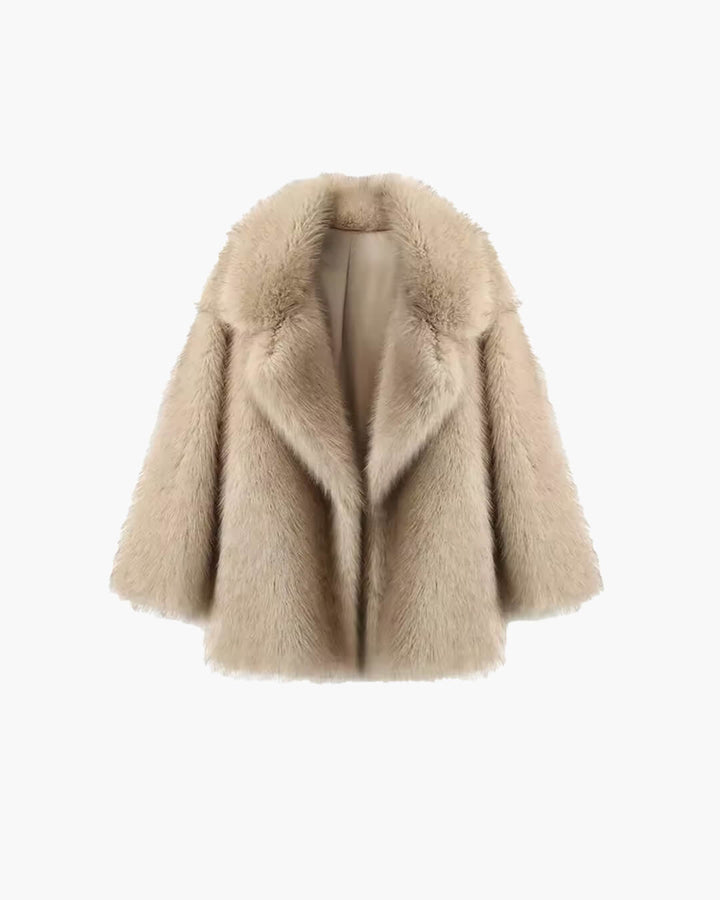 Banff Faux Fur Coat beige image 2 