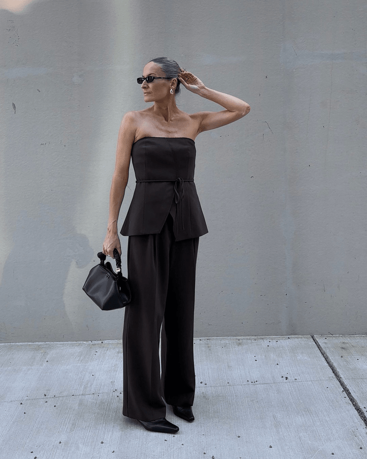 Strapless Two-Piece Set