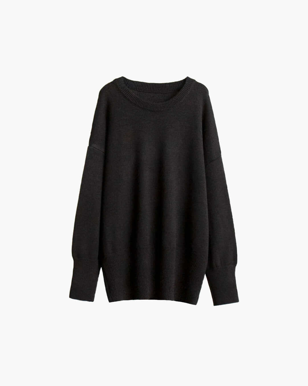 Ribbed Knit Sweater blue image 4 