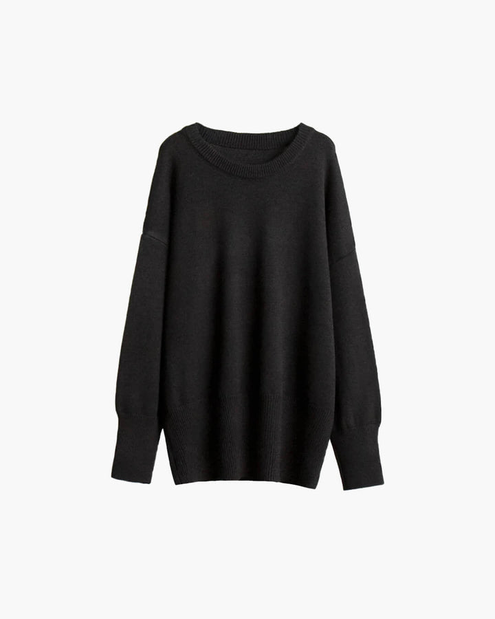 Ribbed Knit Sweater blue image 4 