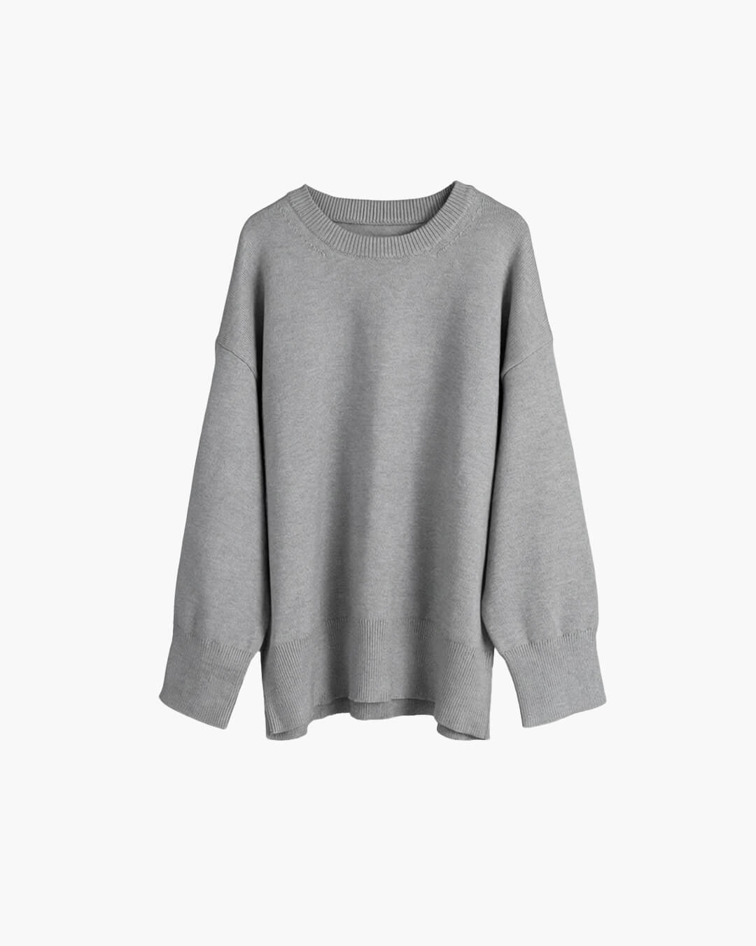 Ribbed Knit Sweater blue image 5 