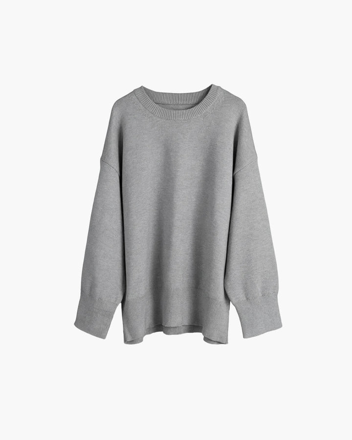 Ribbed Knit Sweater blue image 5 