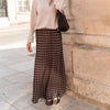Polka Dot Satin Maxi Skirt