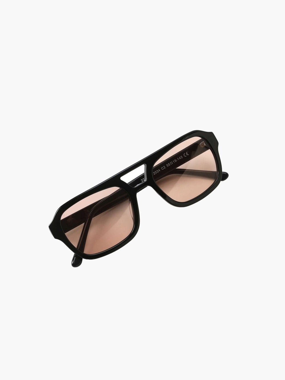Vintage Aviator Sunglasses black / orange image 1 #color_black_orange