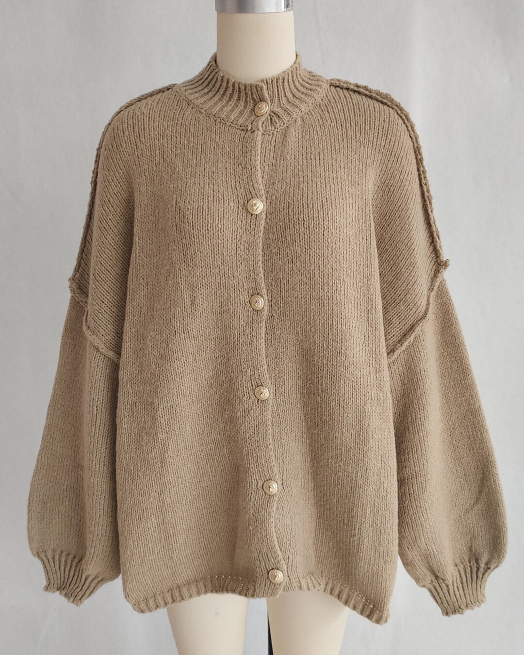Long Cardigan khaki image 1 