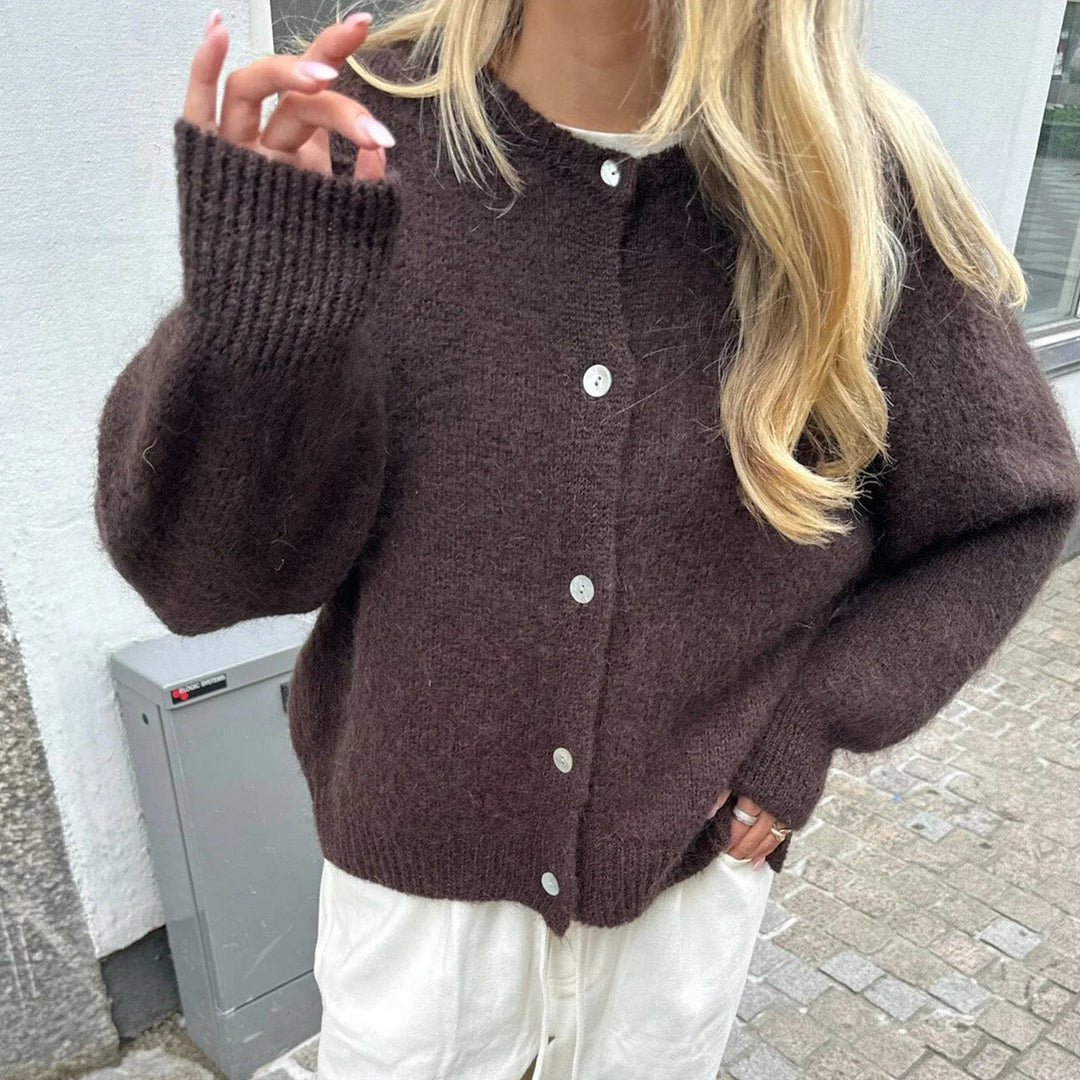 Soft Knit Cardigan red image 4 