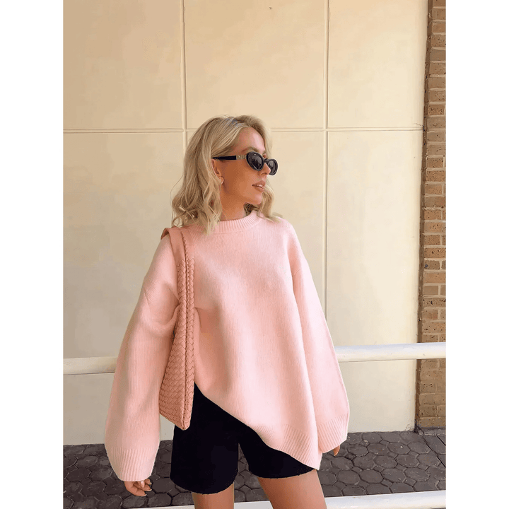 Knitted Sweater pink image 2 