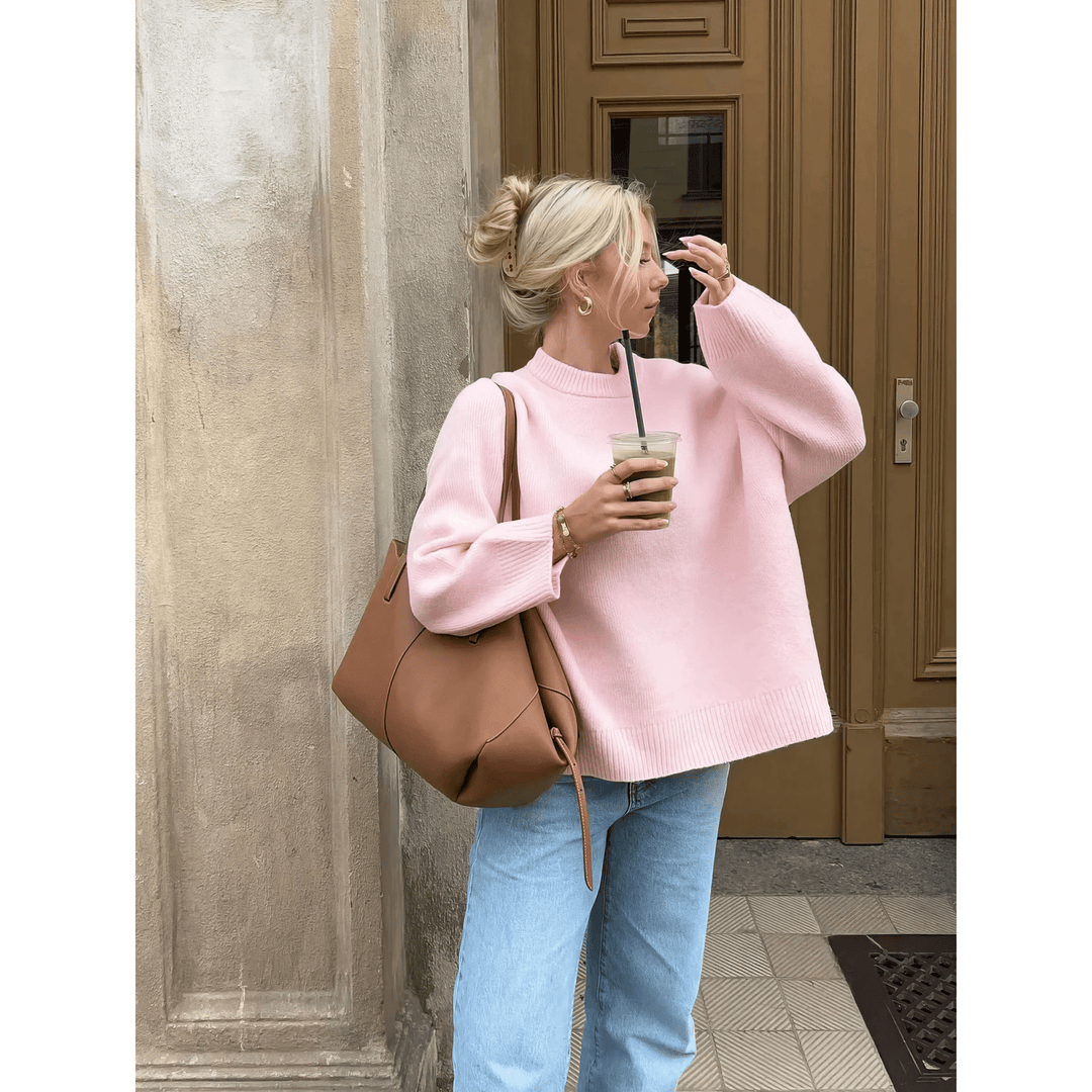 Knitted Sweater pink image 1 
