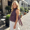 Tie Back Halter Neck Top