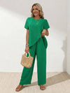 Textured Elegance Two-Piece Set