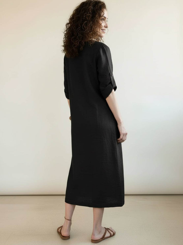 100% Linen Pure Elegance Dress