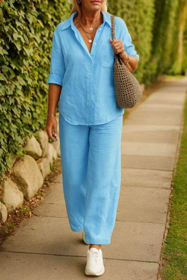 The Relaxed Shirt &amp; Trousers Two-Piece Set