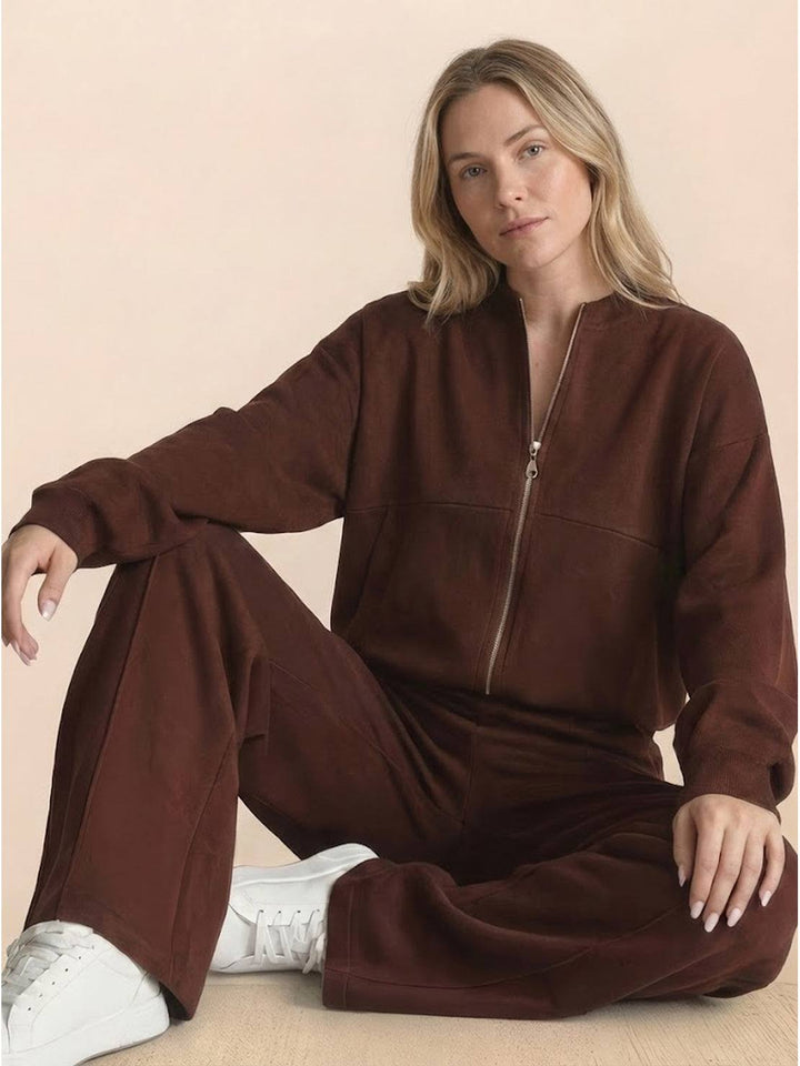 The Voyager Zip Set brown image 4 