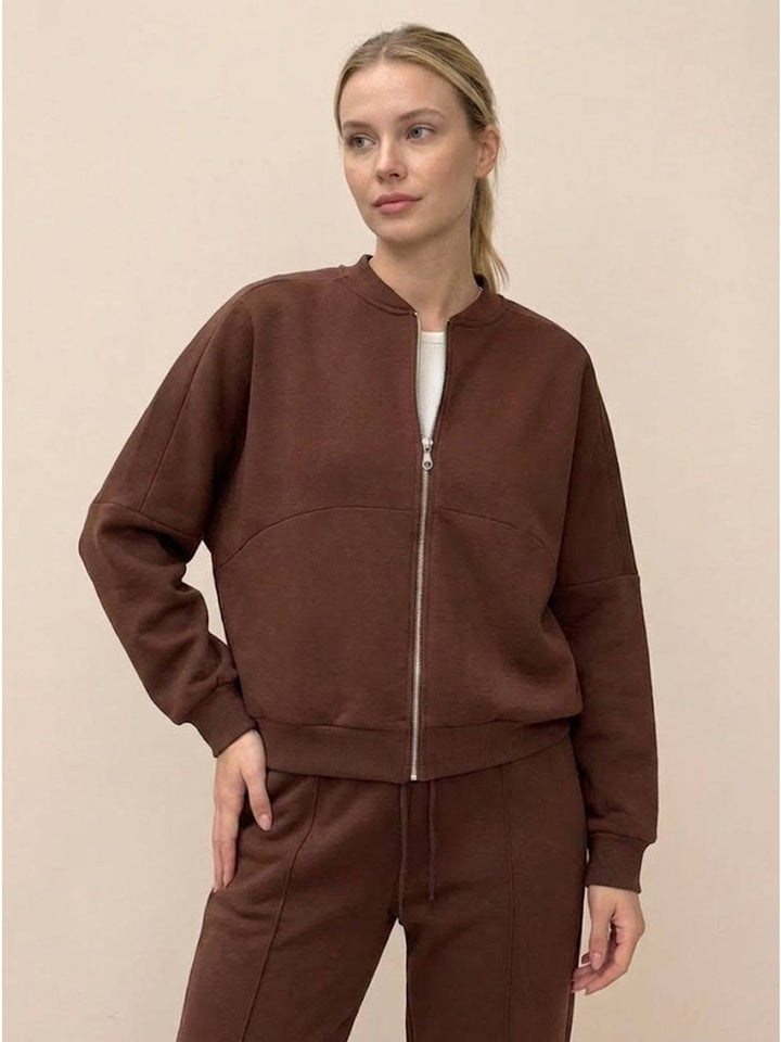 The Voyager Zip Set brown image 5 