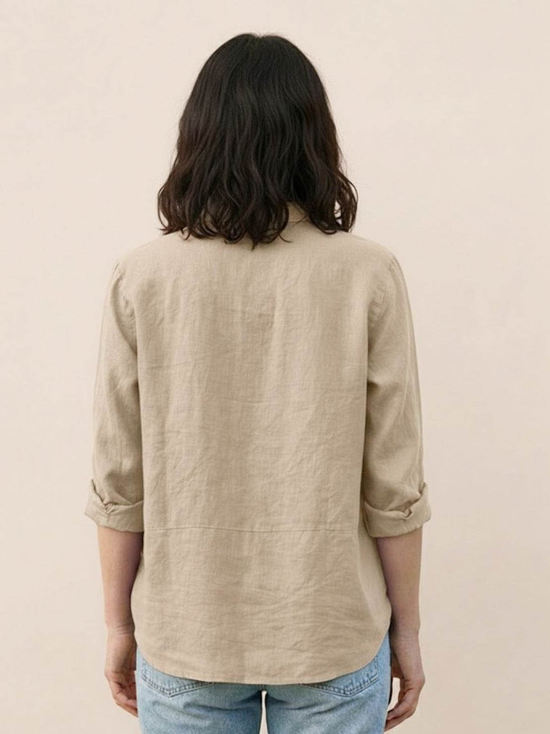 Vintage Linen Shirt beige image 4 