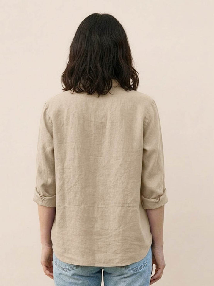 Vintage Linen Shirt beige image 4 